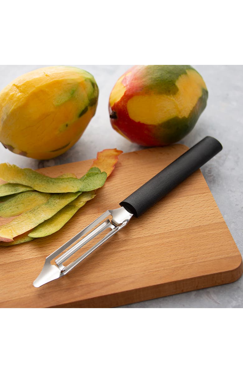 Rada Cutlery 2-Inch Deluxe Vegetable Peeler with Straight Blade, Alternate, color, Black