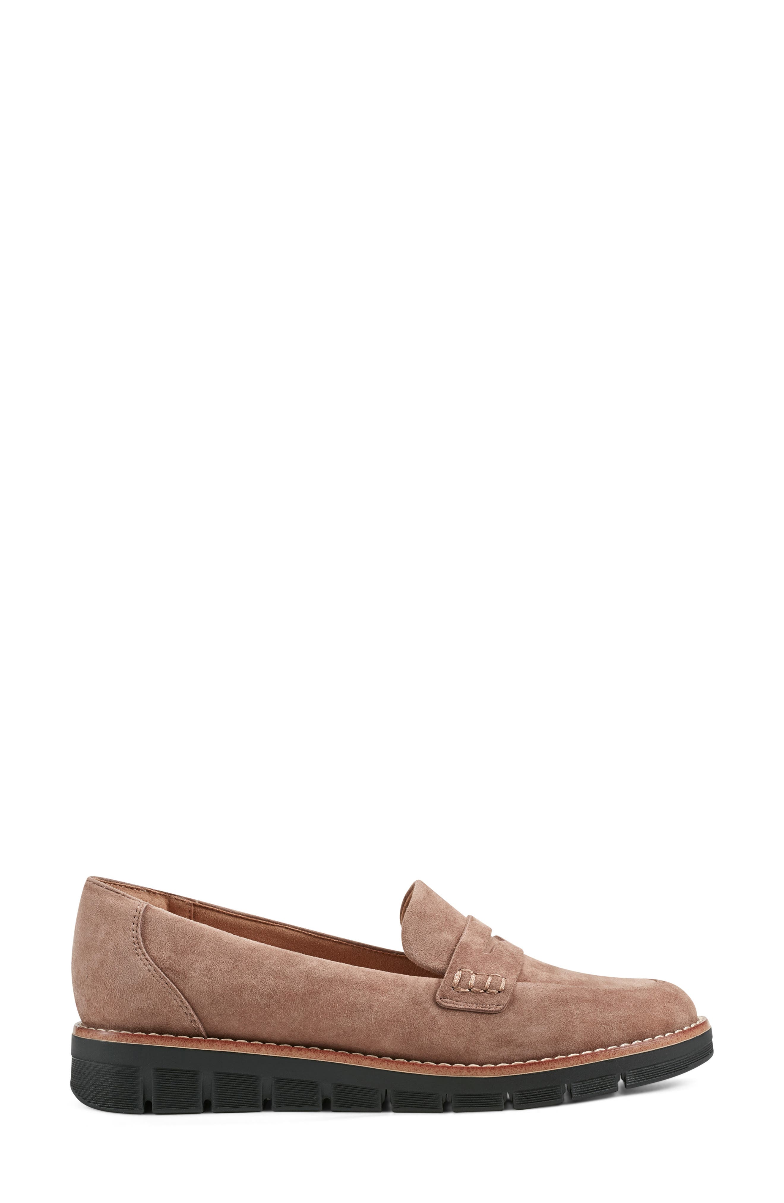 Velia Penny Loafer, Alternate, color, TAUPE