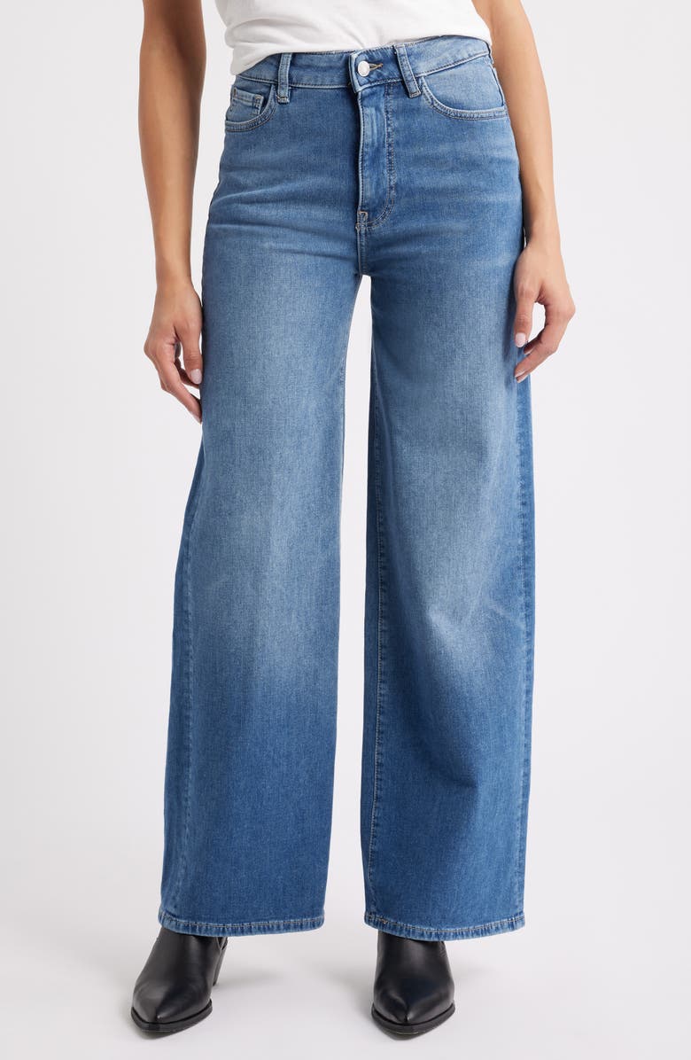 WARP+WEFT NCE High Waist Wide Leg Jeans, Main, color, Day Dreamer