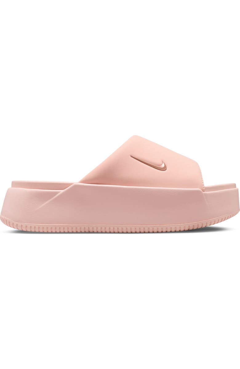Nike Calm Elevation Platform Slide, Main, color, Arctic Orange/ Arctic Orange