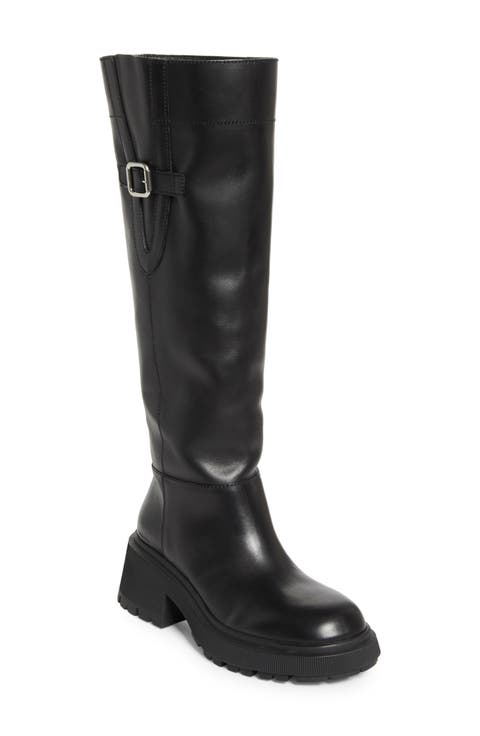 Tamsin Lug Sole Knee High Boot (Women)