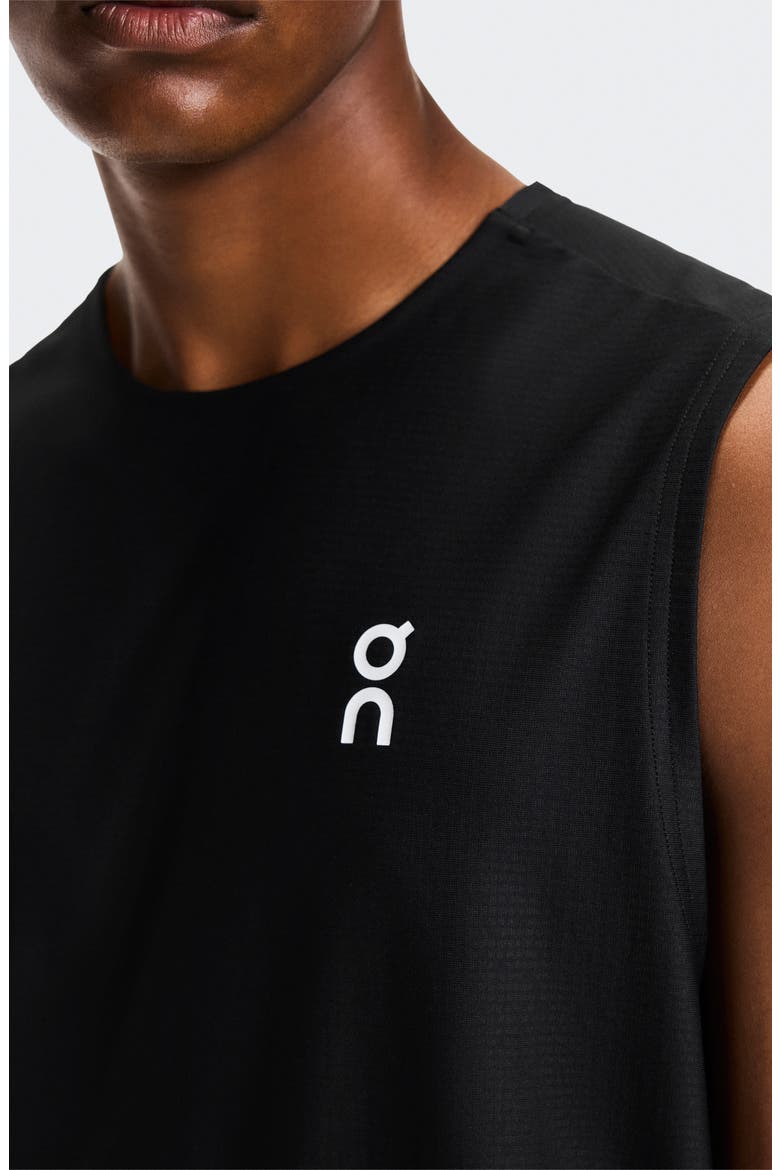 Court Performance Tennis Tank, Alternate, color, BLACK