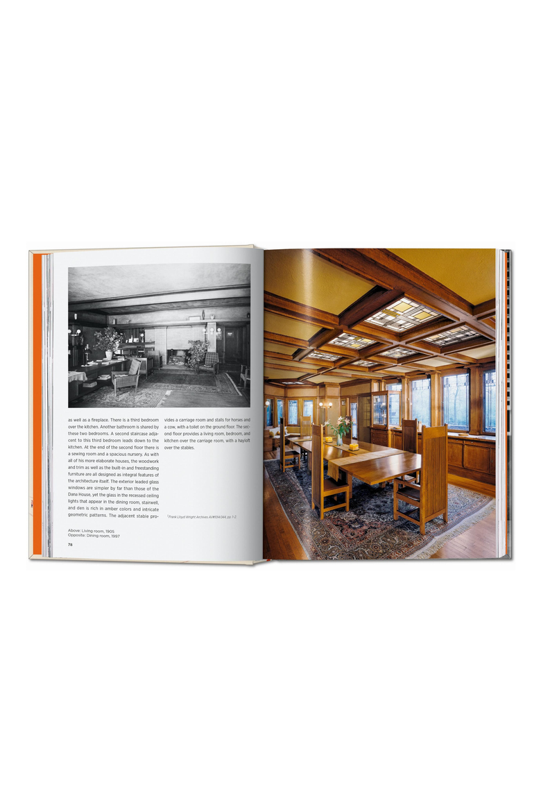 Frank Lloyd Wright 45th ed Book, Alternate, color, Ivory