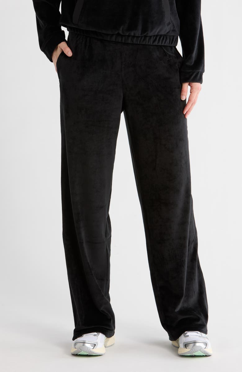 YOGALICIOUS Double Butter Lavish Straight Leggings, Main, color, Black