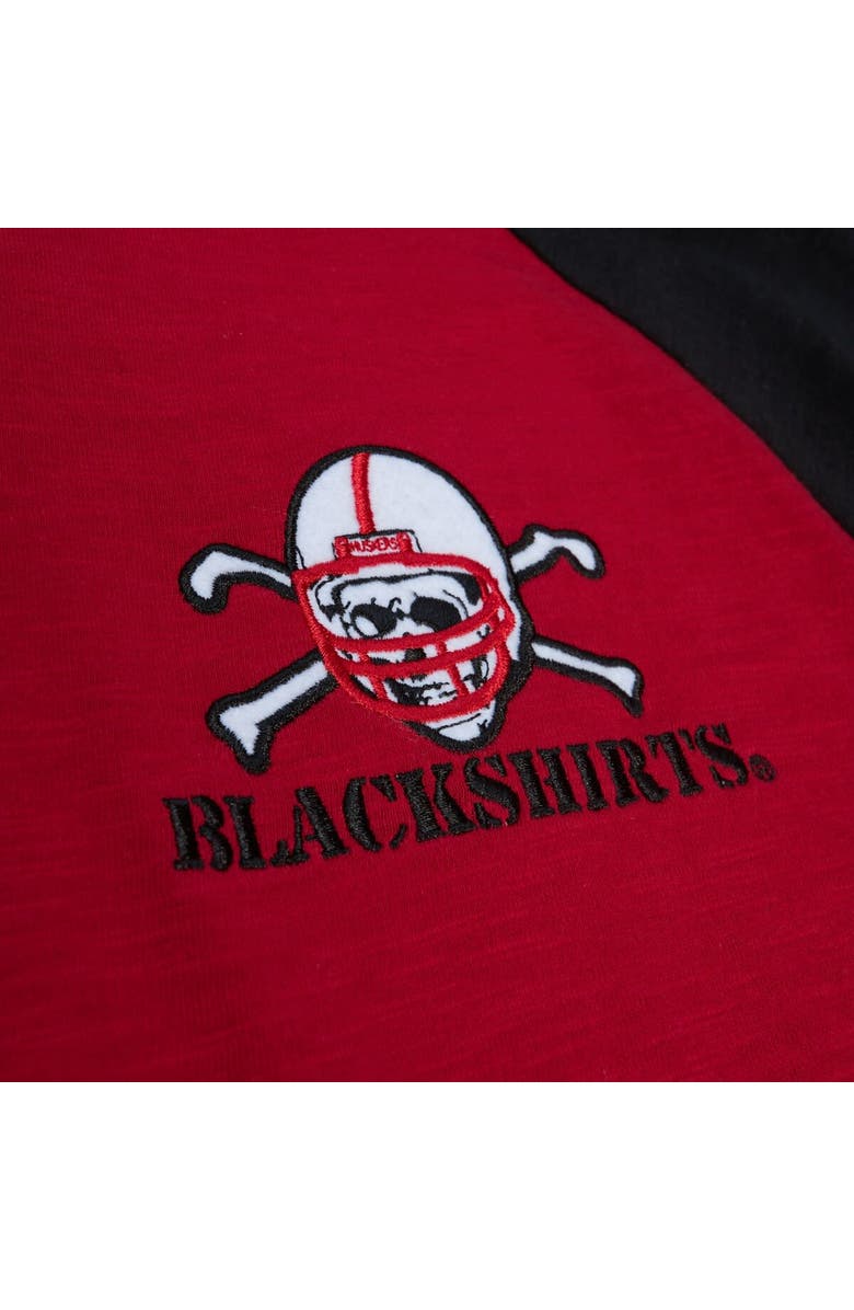 Mitchell & Ness Men's Mitchell & Ness Scarlet Nebraska Huskers Legendary Slub Raglan Long Sleeve T-Shirt, Alternate, color, Scarlet