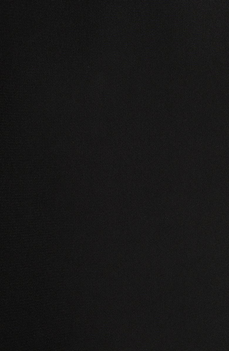 Valentino Garavani Sleeveless Feather Hem Cocktail Dress, Alternate, color, 