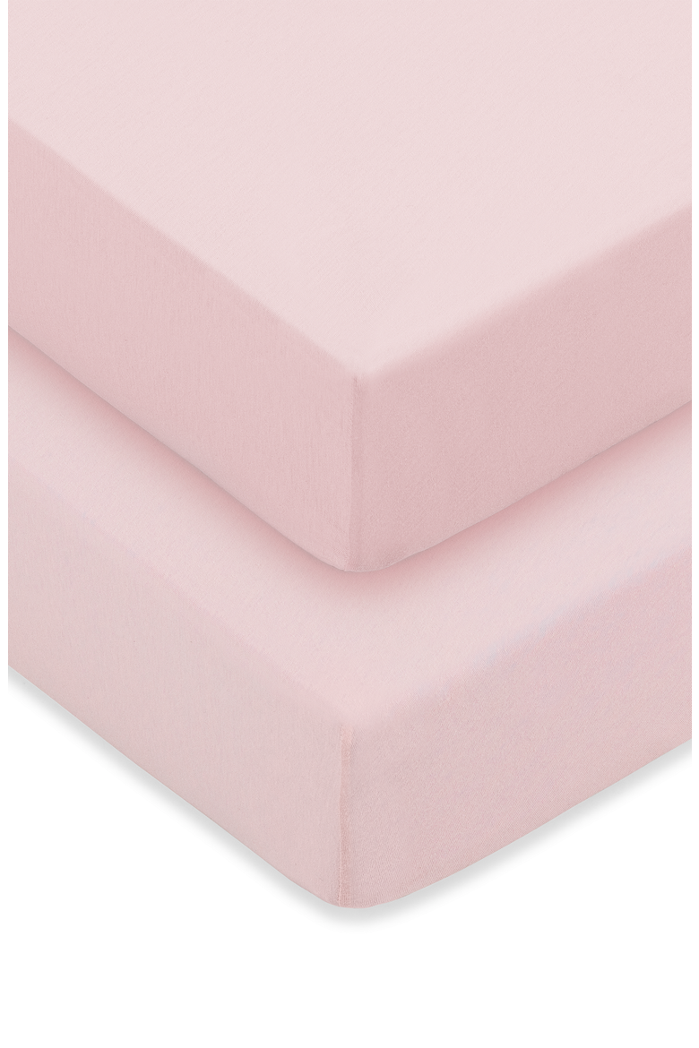 Crib Sheets, Main, color, Pink- Pack of 2