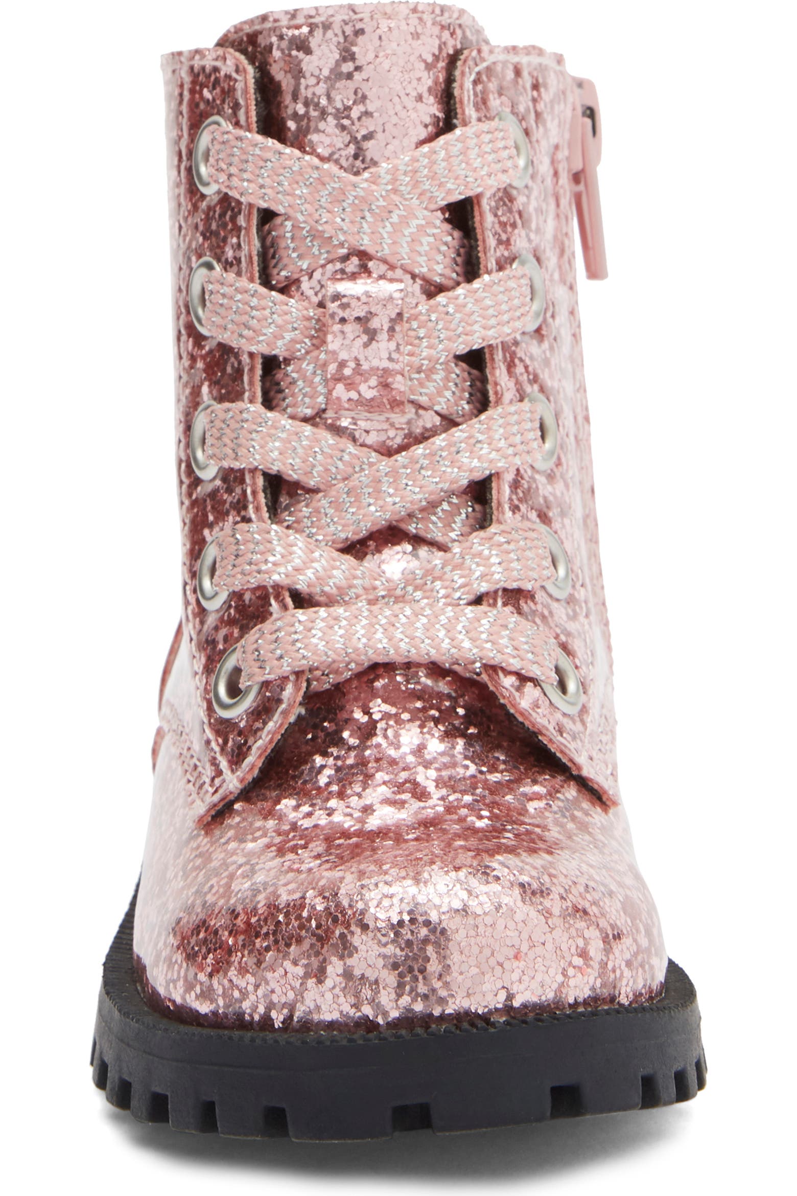 Harper Canyon Kids' Bree Glitter Combat Boot (Women) | Nordstromrack