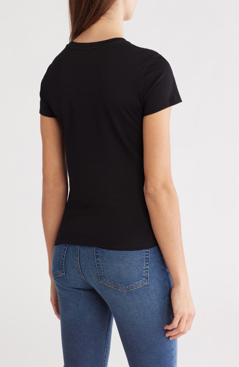 AllSaints Bela Sparkle Logo Cotton Graphic T-Shirt, Alternate, color, 