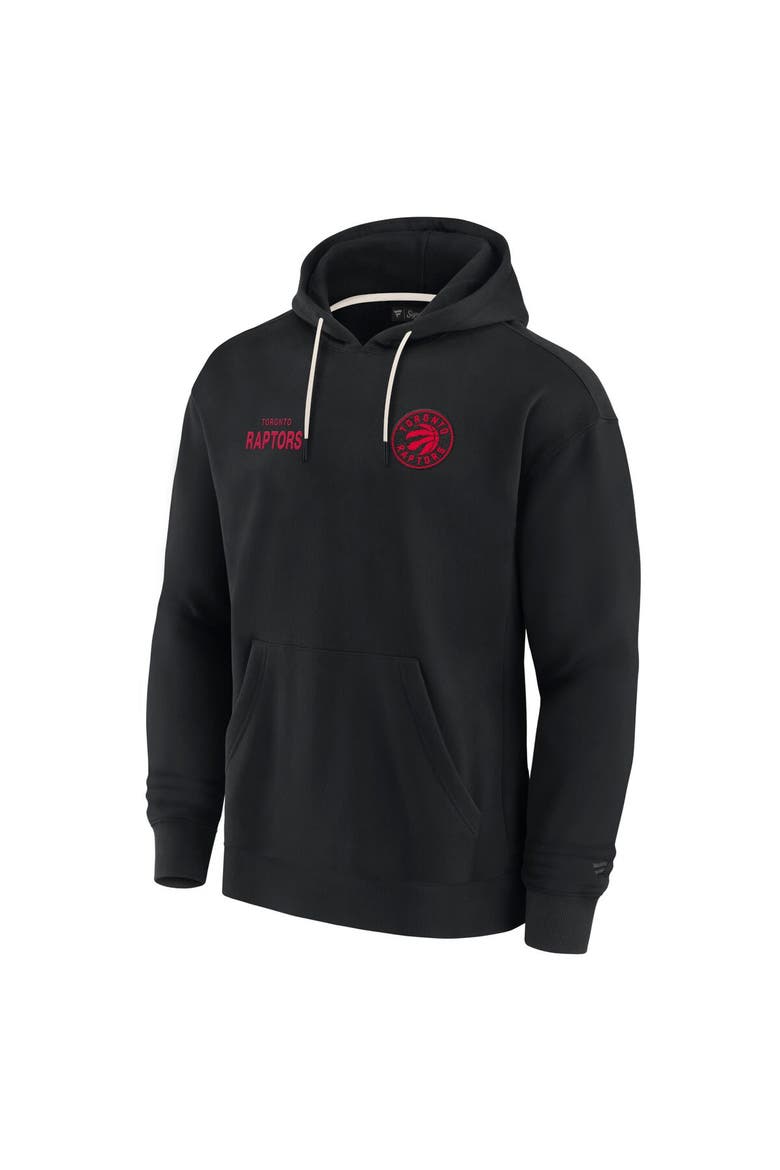 Unisex Fanatics Signature Black Toronto Raptors Elements Super Soft Fleece Pullover Hoodie, Alternate, color, Black