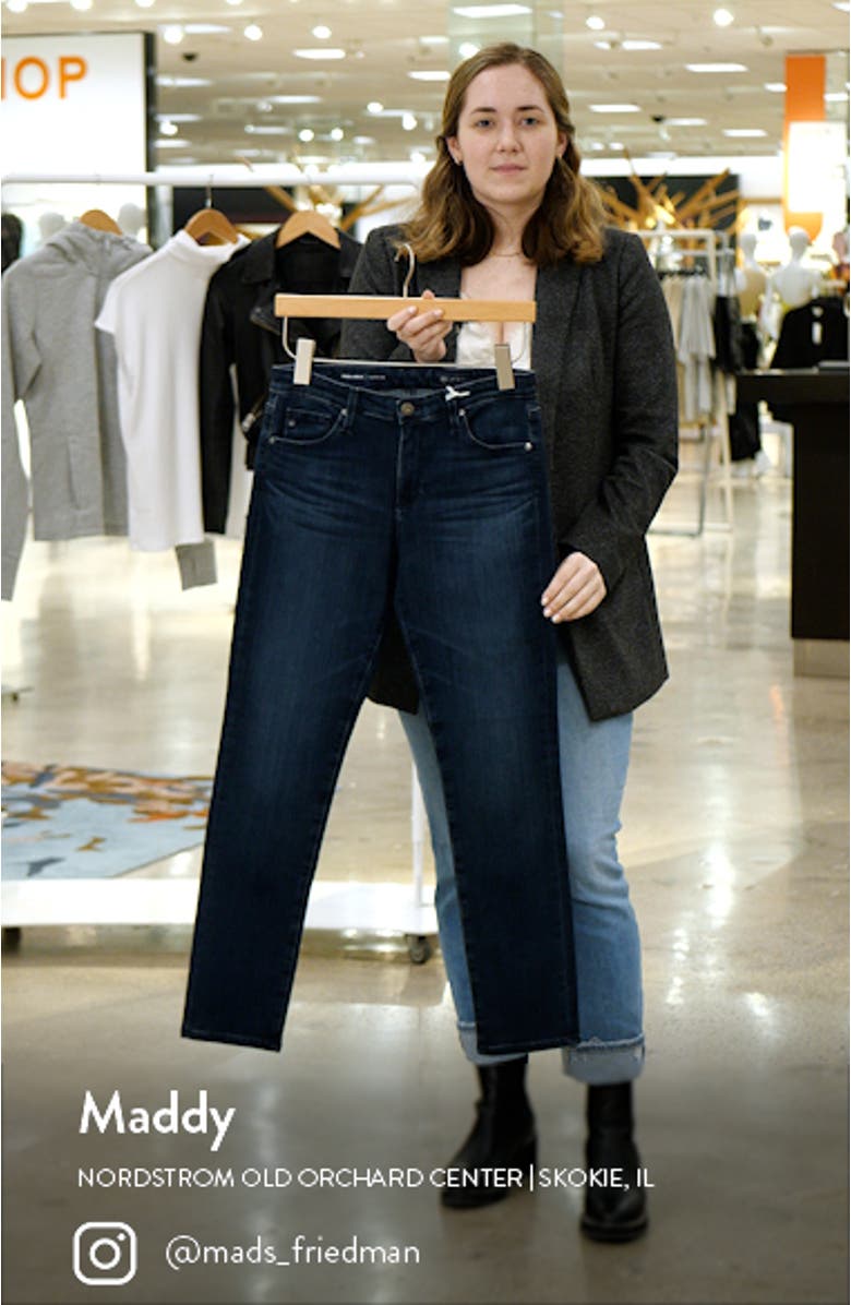 The Prima Mid Rise Stretch Ankle Cigarette Jeans, sales video thumbnail