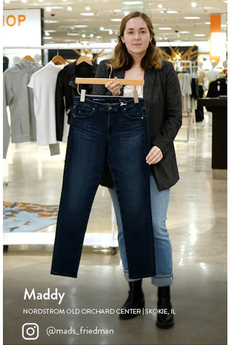 The Prima Mid Rise Stretch Ankle Cigarette Jeans video