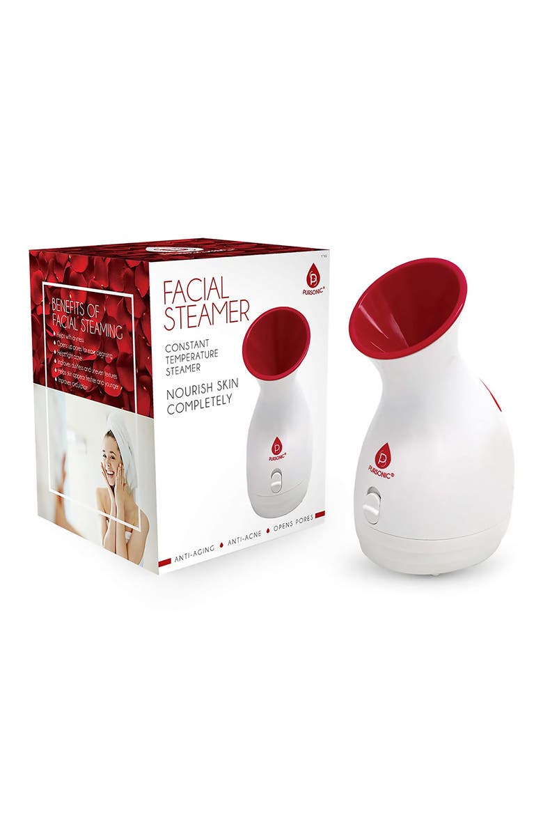Facial Steamer, Main, color, WHITE