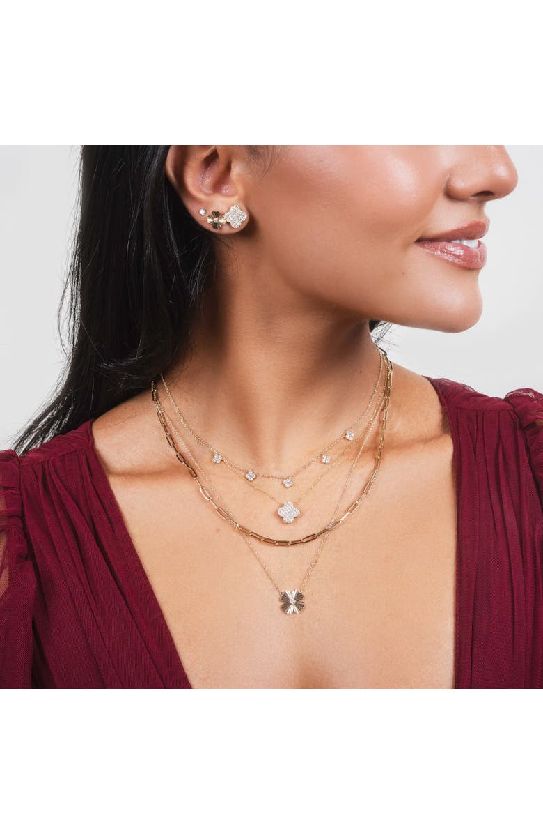 The Lovery Fine Jewelry Large Paperclip Link Chain Necklace, Alternate, color, Yellow Gold