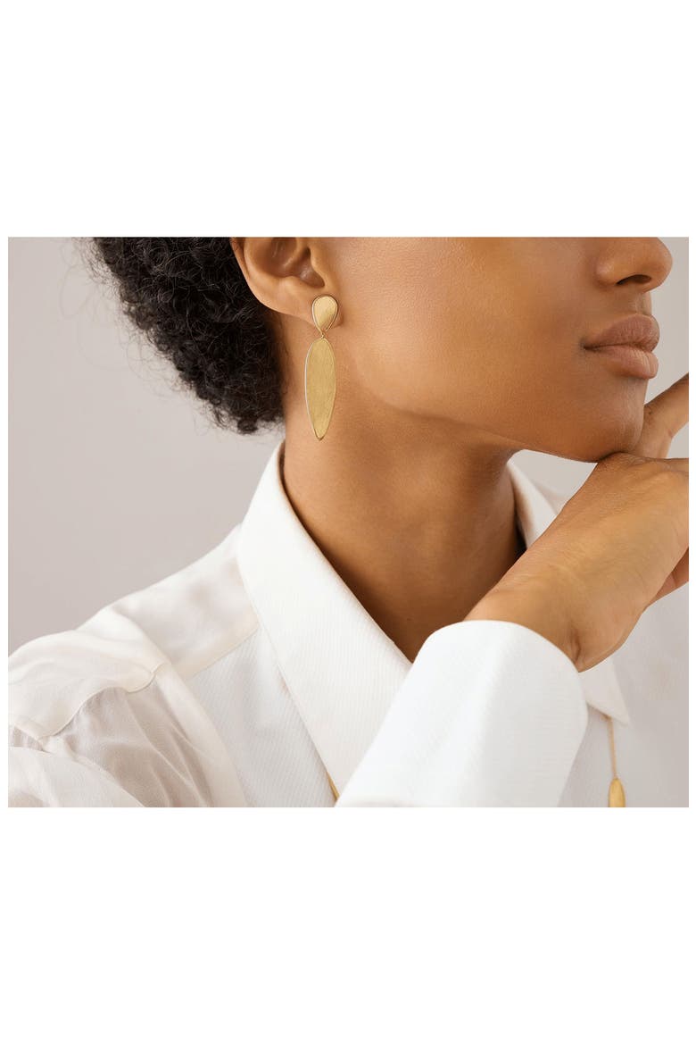Lunaria Twist Drop Earrings, Alternate, color, GOLD
