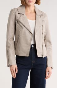 BLANKNYC Faux Leather Moto Jacket