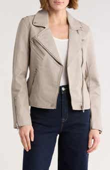 BLANKNYC Faux Leather Moto Jacket