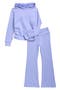Kids' Cinched Hoodie & Flare Leggings Set