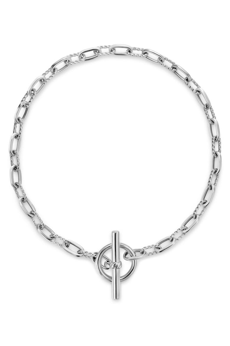 DY Madison® Toggle Chain Bracelet in Sterling Silver, 3mm, Alternate, color, SILVER