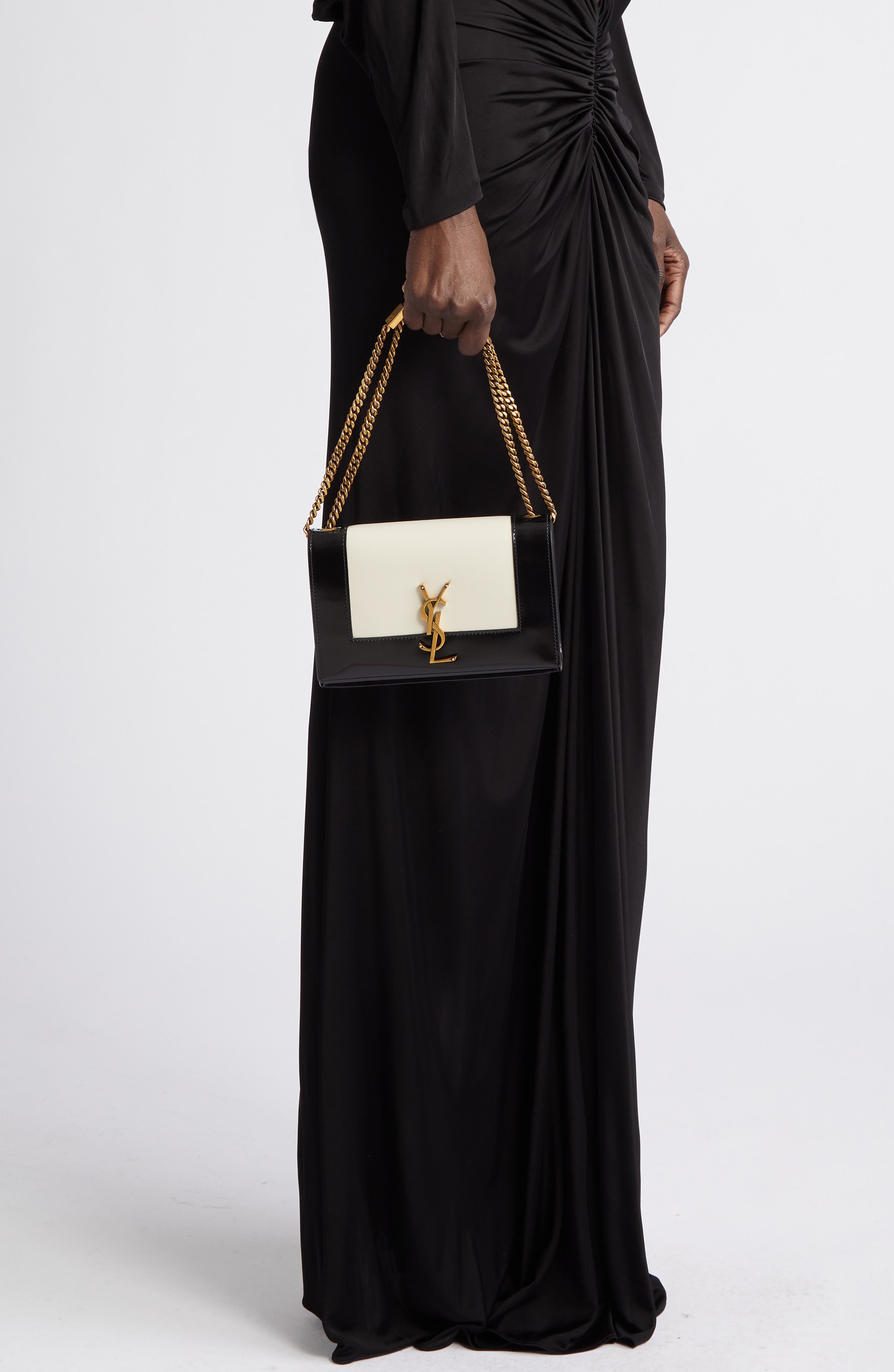 Saint Laurent Small Kate Chain Crossbody Bag, Alternate, color, 