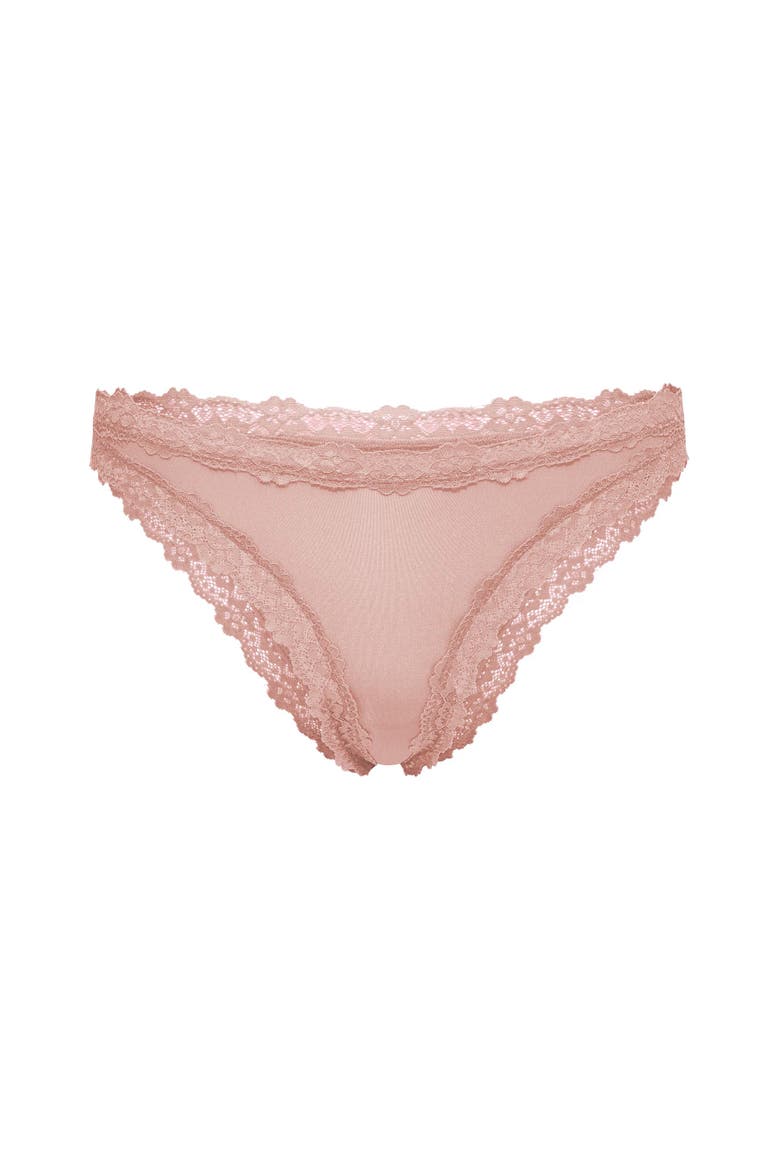 Siena High Cut Panties, Alternate, color, Medium beige