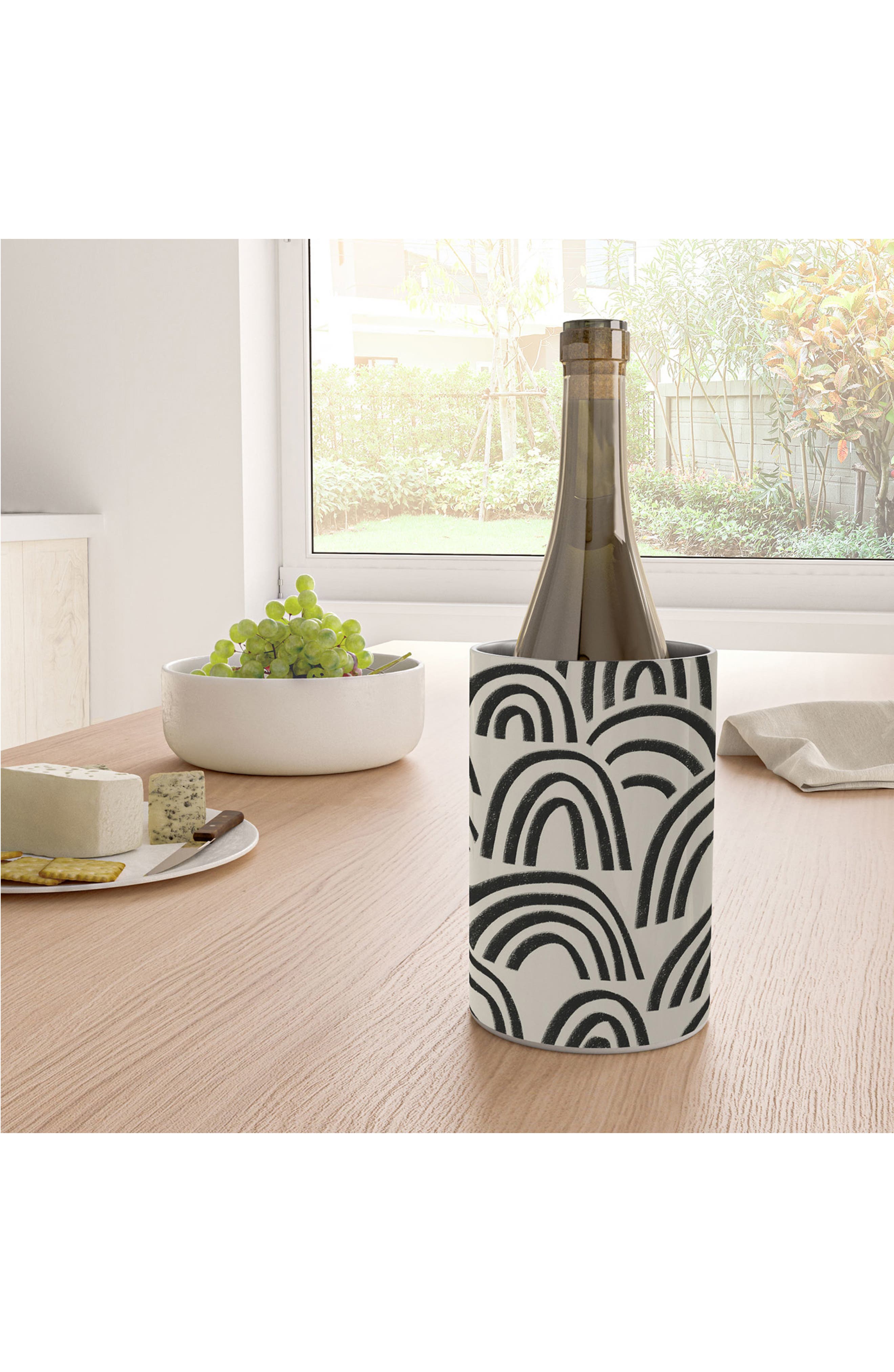 Deny Designs Alisa Galitsyna Charcoal Arches Wine Chiller | Nordstromrack
