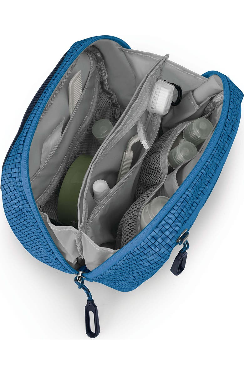 Osprey Transporter Large Toiletry Kit, Alternate, color, Blue Flame/ Nocturnal Blue