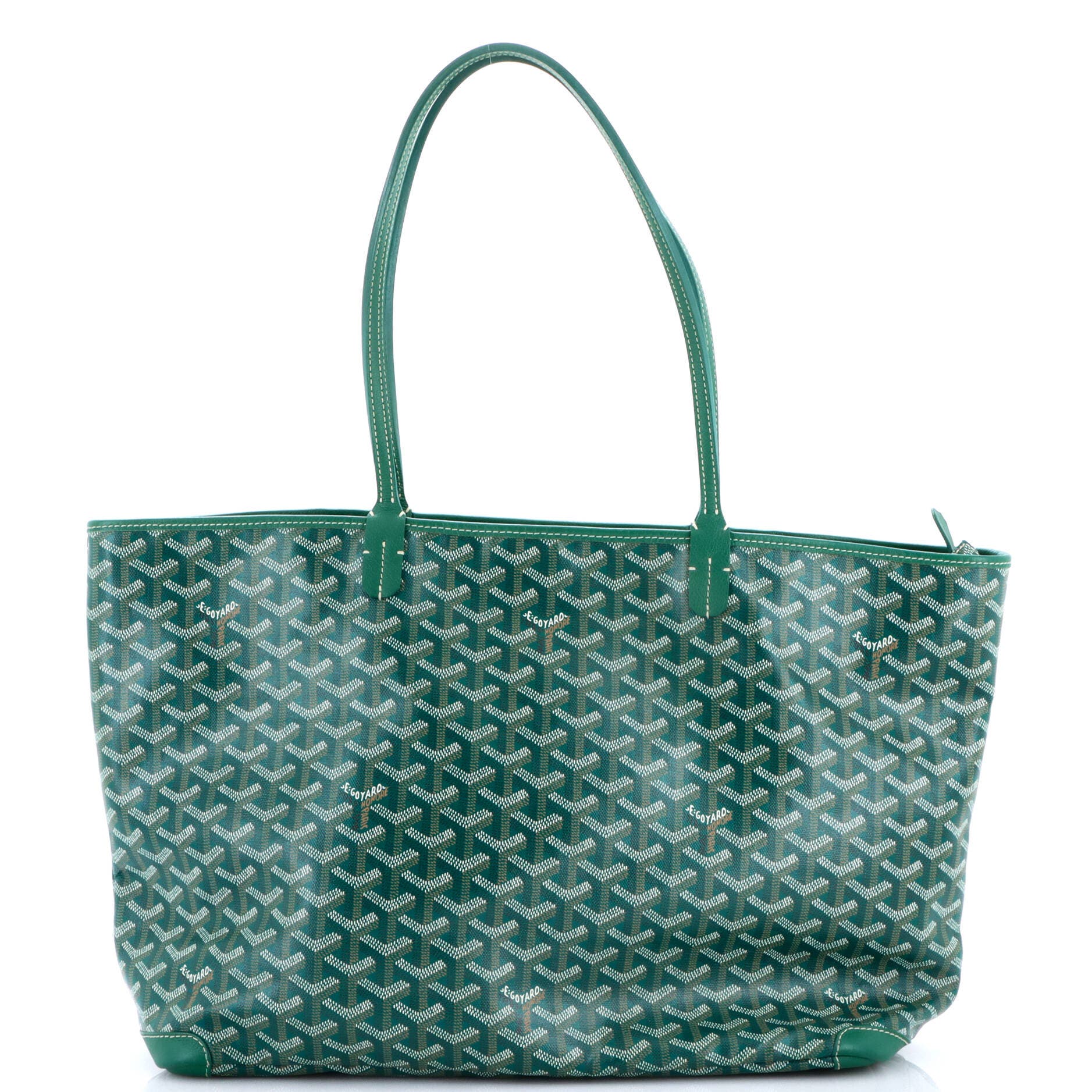 Artois Tote Coated Canvas MM, Main, color, Green