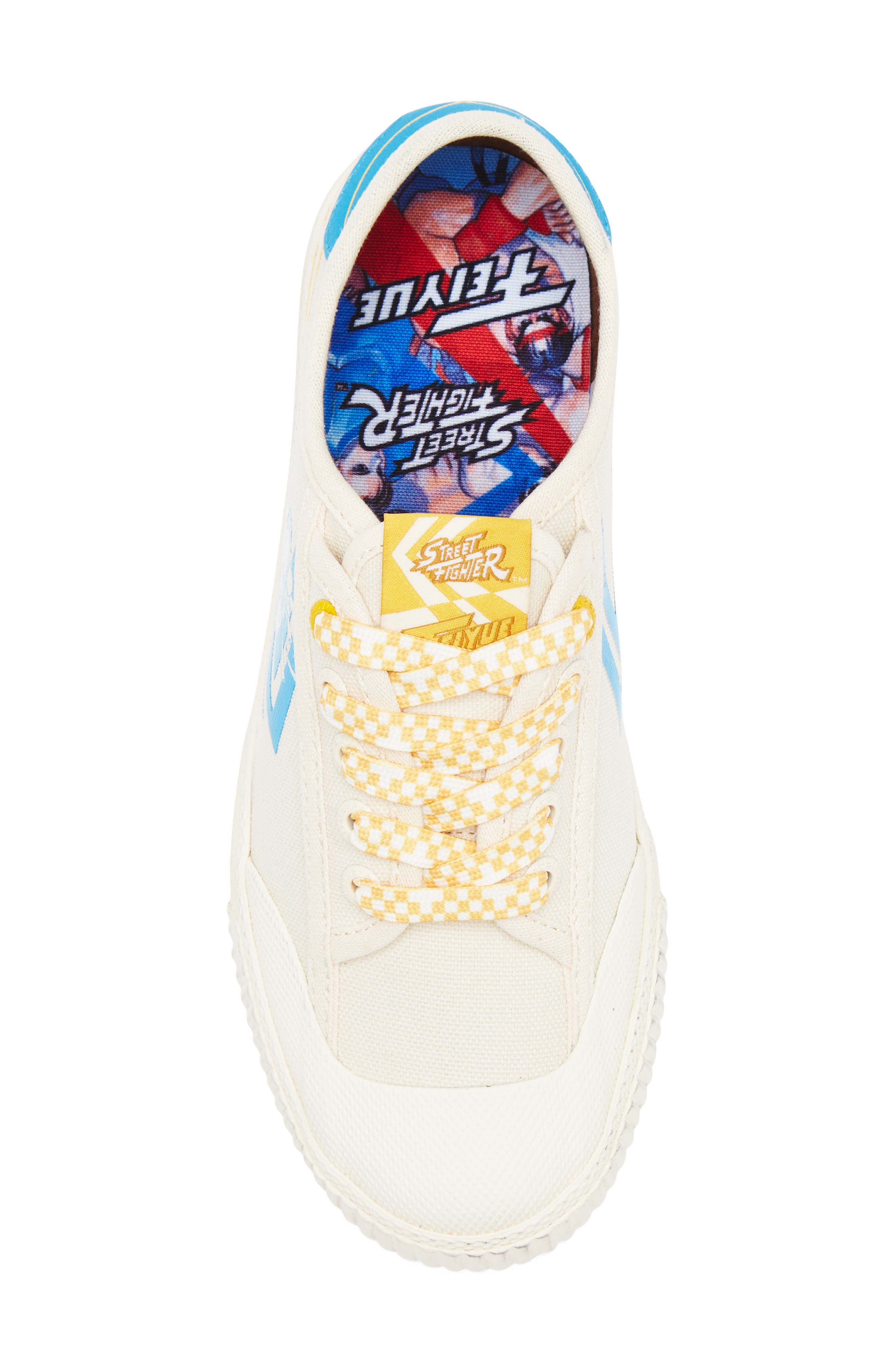 Feiyue. Kids' Fe Lo 1920 Sneaker, Alternate, color, Ivory/ Blue
