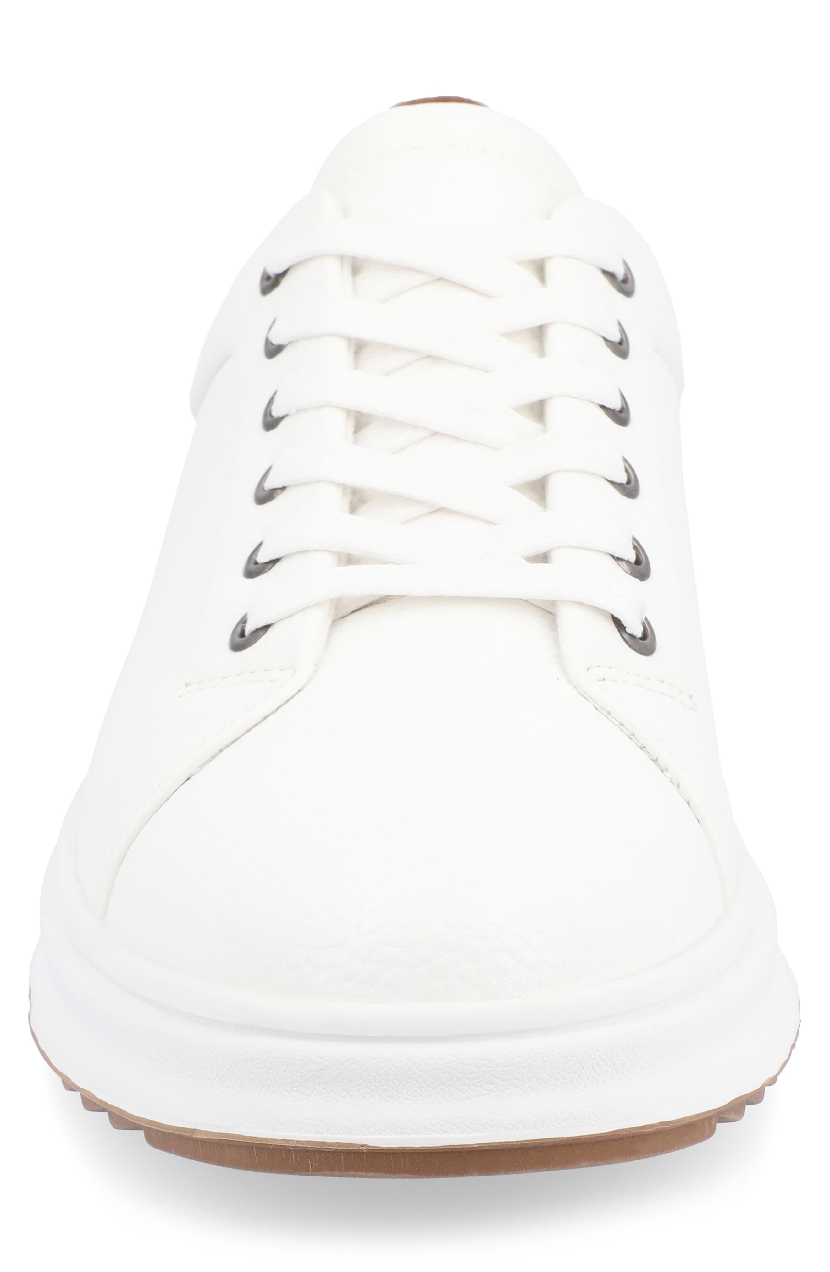 Robby Vegan leather Casual Sneaker, Alternate, color, WHITE