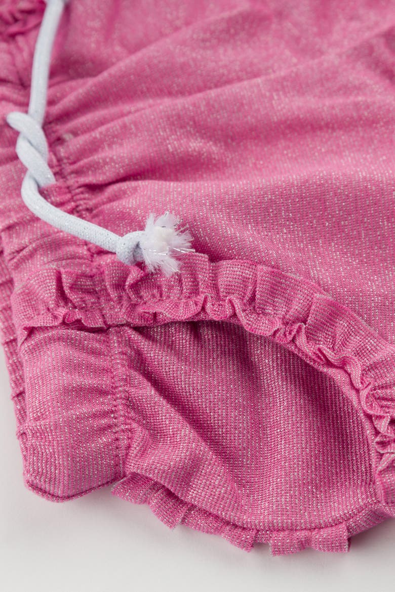 Lottie Sparkle Ruffle Pocket Ruffle-Back Shorts, Alternate, color, Bright Pink