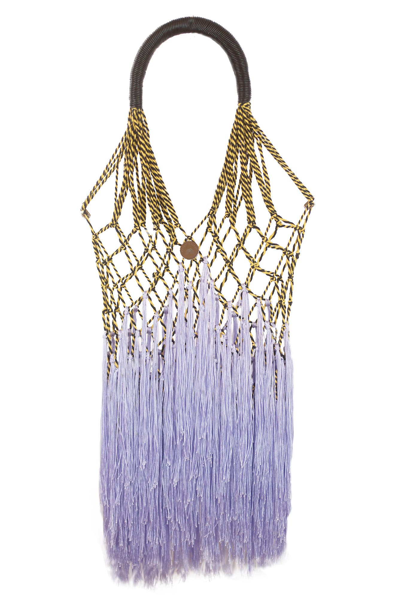 Petit Kouraj Daye Fringe Tote, Main, color, 