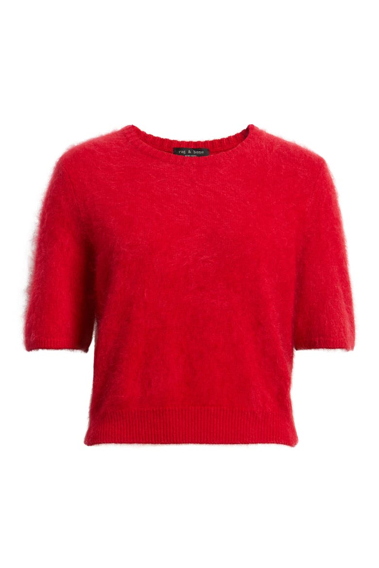 Jada Brushed Cashmere Sweater, Alternate, color, RED