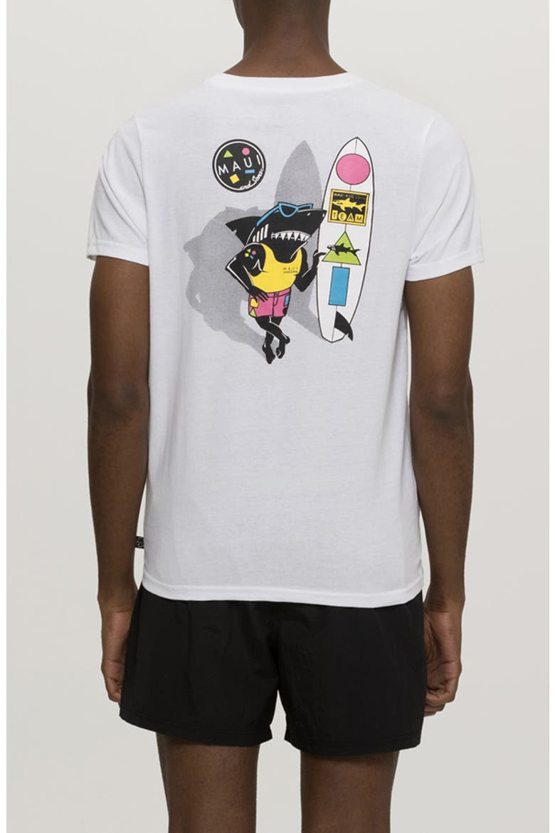Arnold Sharkley Graphic T-Shirt, Alternate, color, WHITE