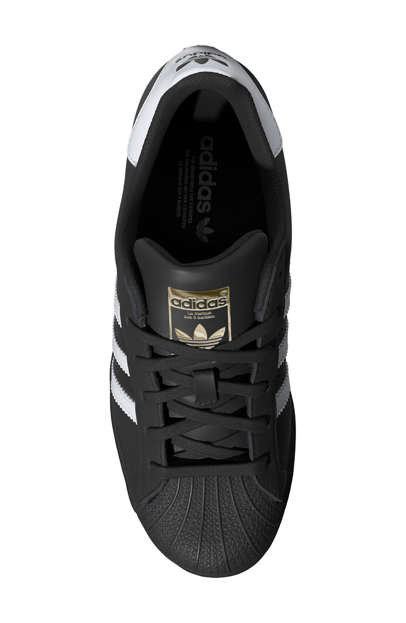 adidas Superstar Sneaker, Alternate, color, 