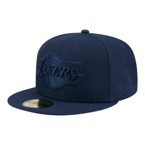 Men's New Era Navy Los Angeles Lakers Tonal Color Pack 59FIFTY Fitted Hat