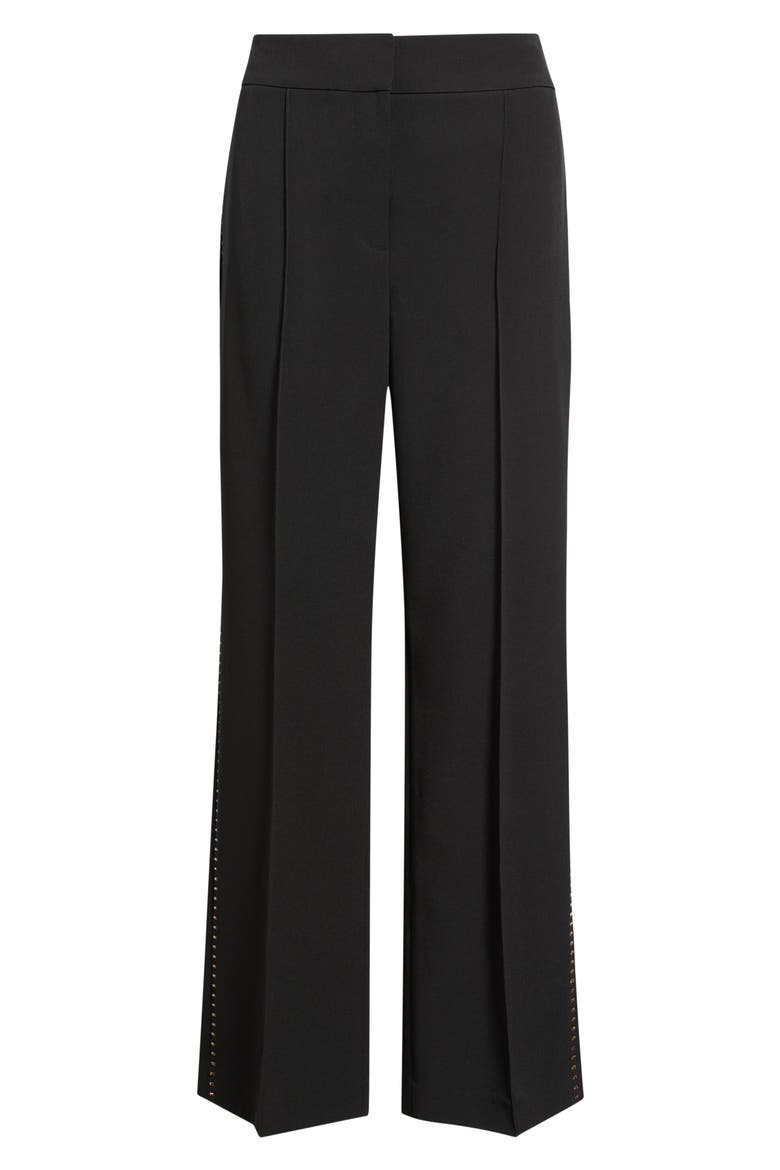 Margaret Pintuck Suit Pants, Alternate, color, NOIR