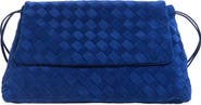 Bottega Veneta Giorno Intrecciato Suede Shoulder Bag