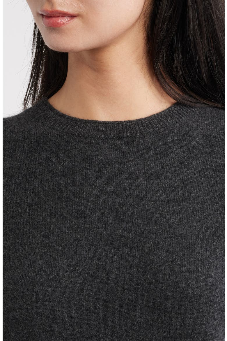 Cashmere Knit T-Shirt, Alternate, color, CHARCOAL