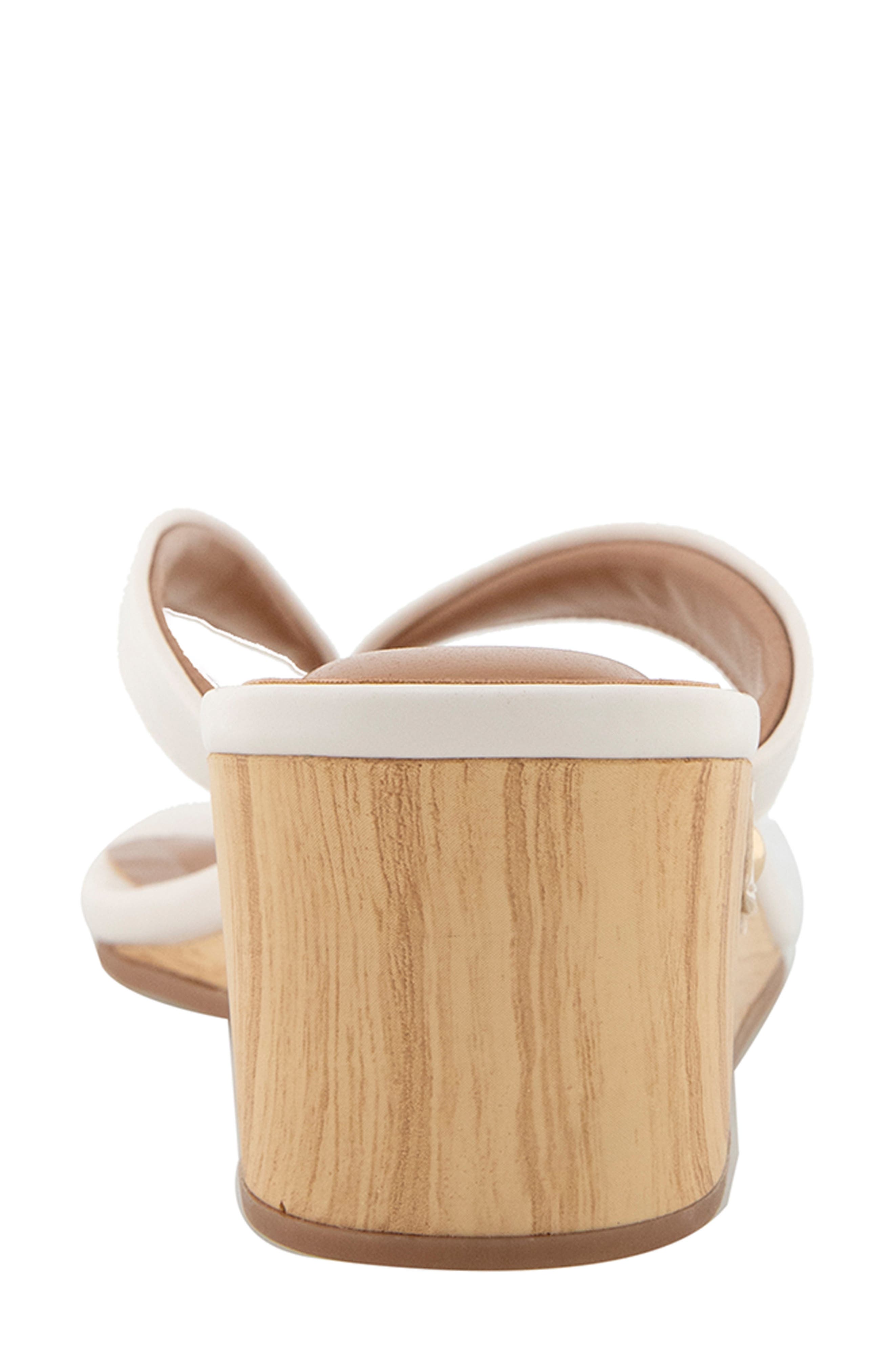 Kensie Nolita Wedge Sandal, Alternate, color, Off White