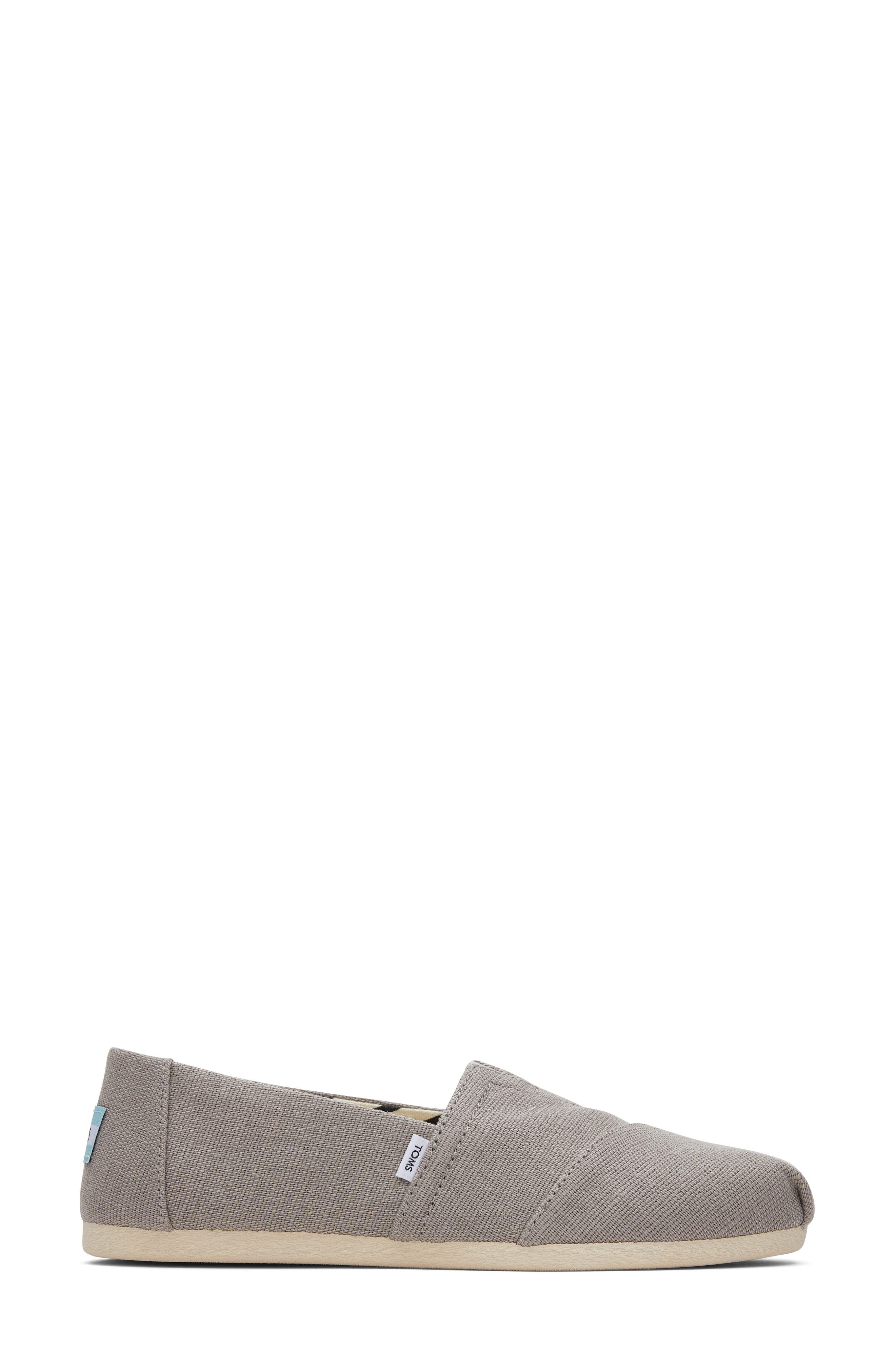 TOMS Alpargata Slip-On, Alternate, color, Morning Dove Heritage Canvas