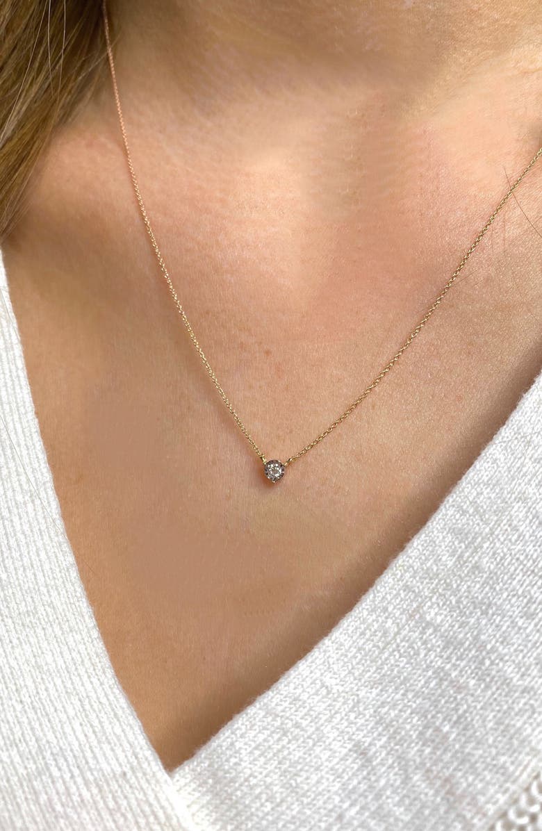 Dana Rebecca Designs Ava Bea Bezel Diamond Pendant Necklace, Alternate, color, 