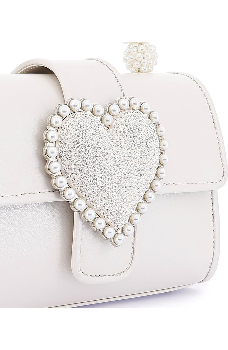 SOPHIA WEBSTER Amora Imitation Pearl Top Handle Bag, Alternate, color,