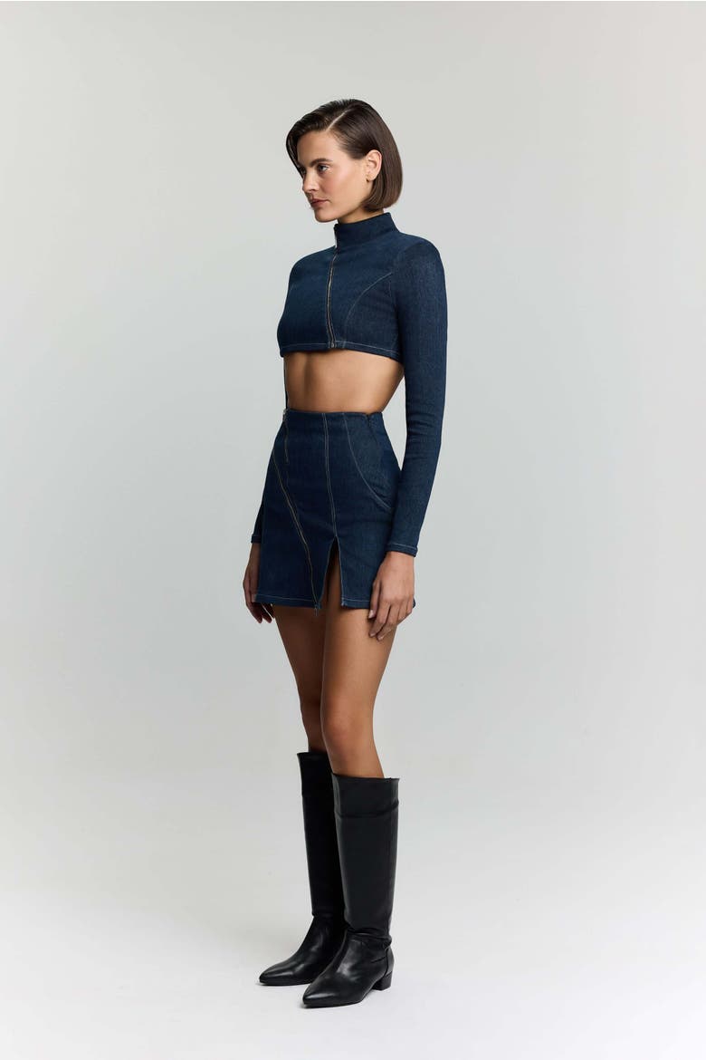 Spin Denim Jacket, Alternate, color, Blue