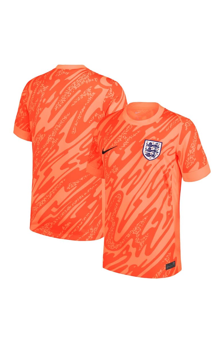 Nike Men's Nike  Orange England National Team 2024 Goalkeeper Replica Stadium Jersey, Alternate, color, 