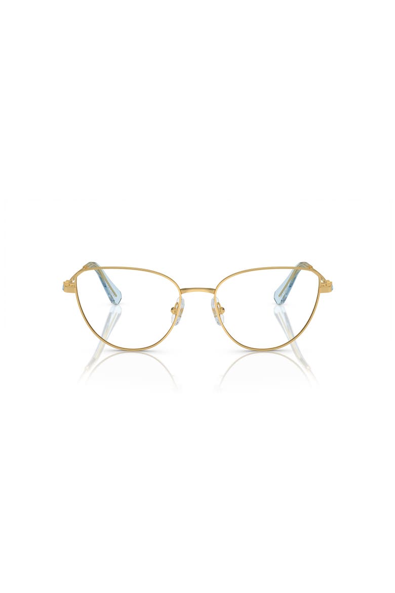53mm Cat Eye optical glasses, Alternate, color, Gold