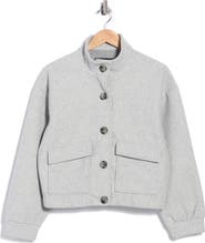 NVLT Funnel Neck Felt Jacket