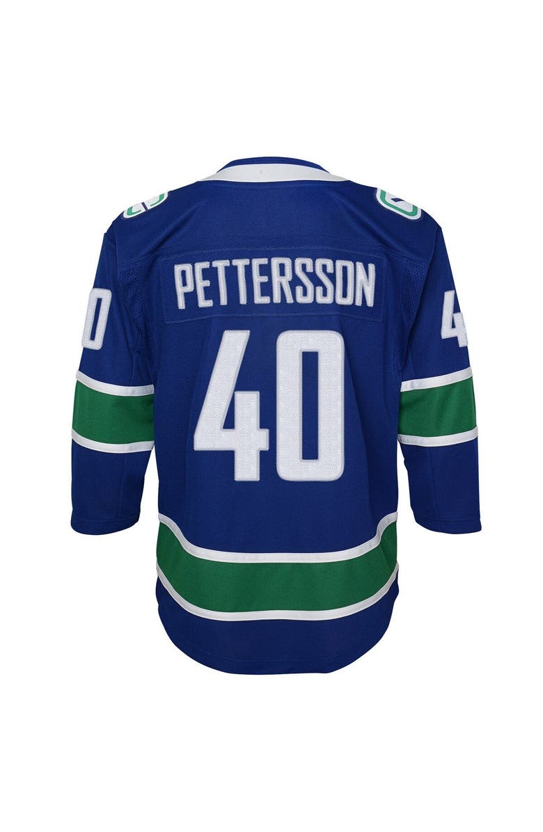 Outerstuff Youth Elias Pettersson Blue Vancouver Canucks 2019/20 Home Premier Player Jersey, Alternate, color, 