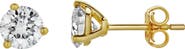 LuvMyJewelry Nasak 1.5 Ct TW Non Certified Lab Grown Round Diamond Studs Martini 14K Gold Earrings