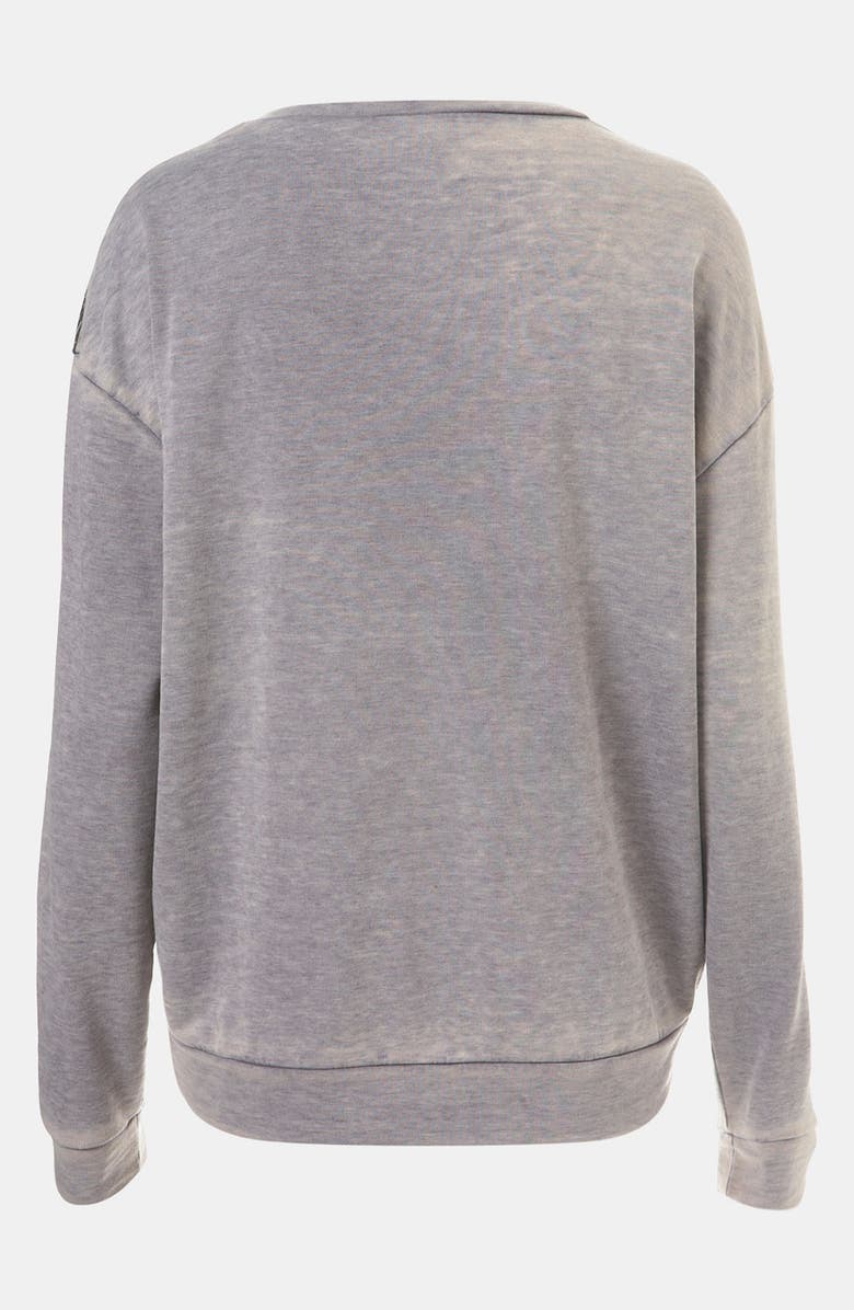 Topshop Wing Sweatshirt, Alternate, color,